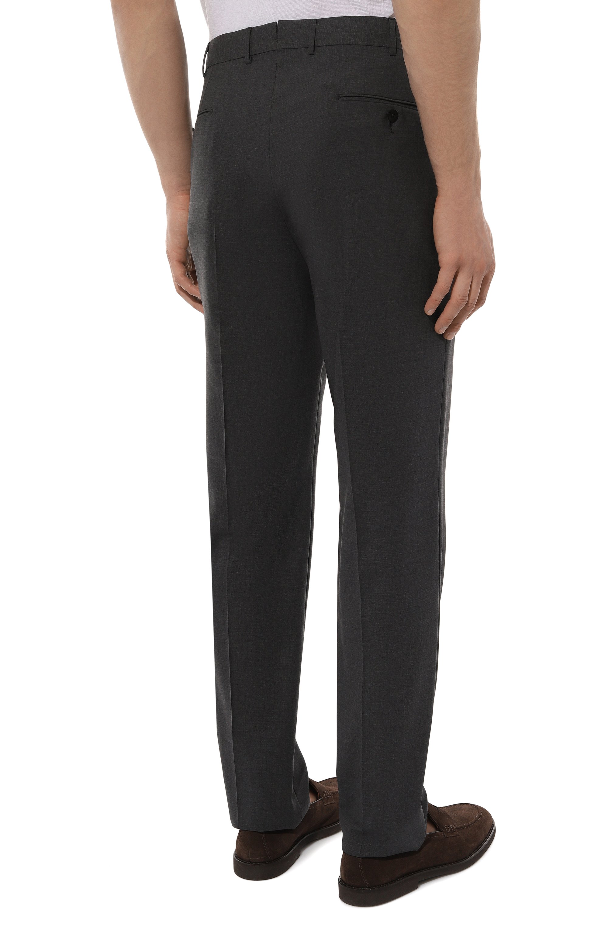 Шерстяные брюки ZEGNA, арт. C27F01/75TB12, фото 4