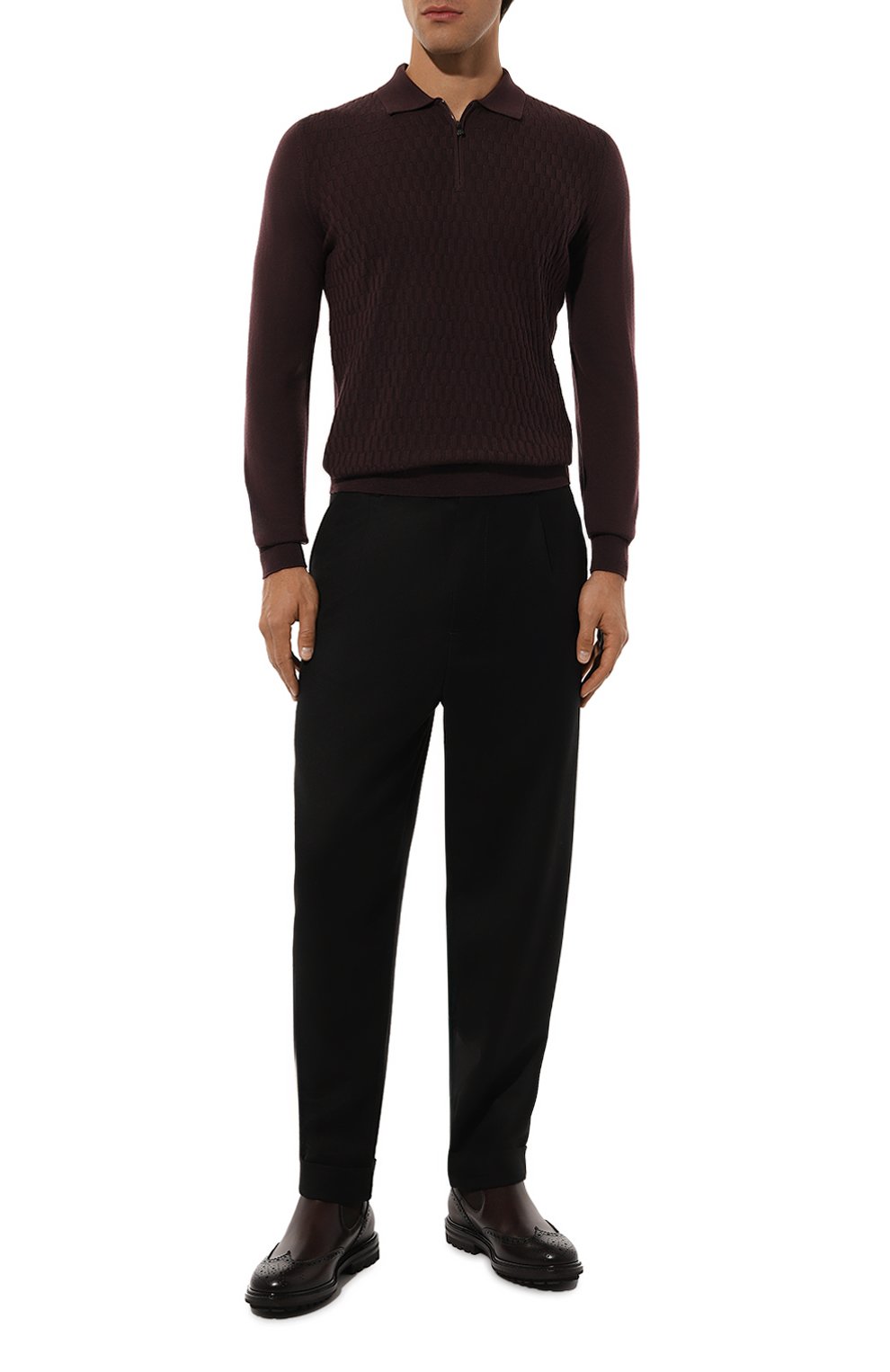 Шерстяное поло CORNELIANI, арт. 94M509-9425116, фото 2