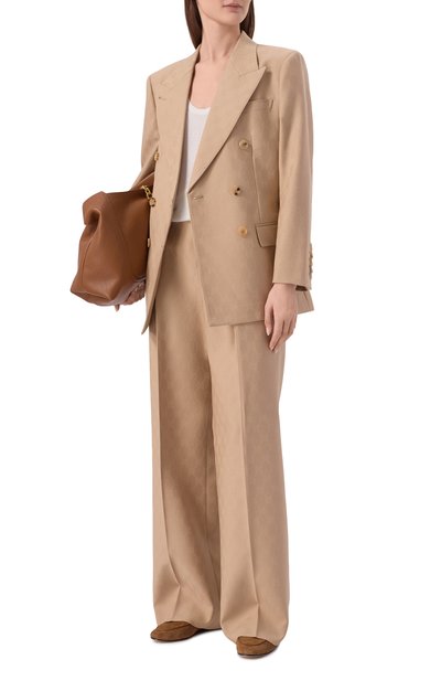 Шерстяные брюки GUCCI, арт. 715693/ZAKF8, фото 2