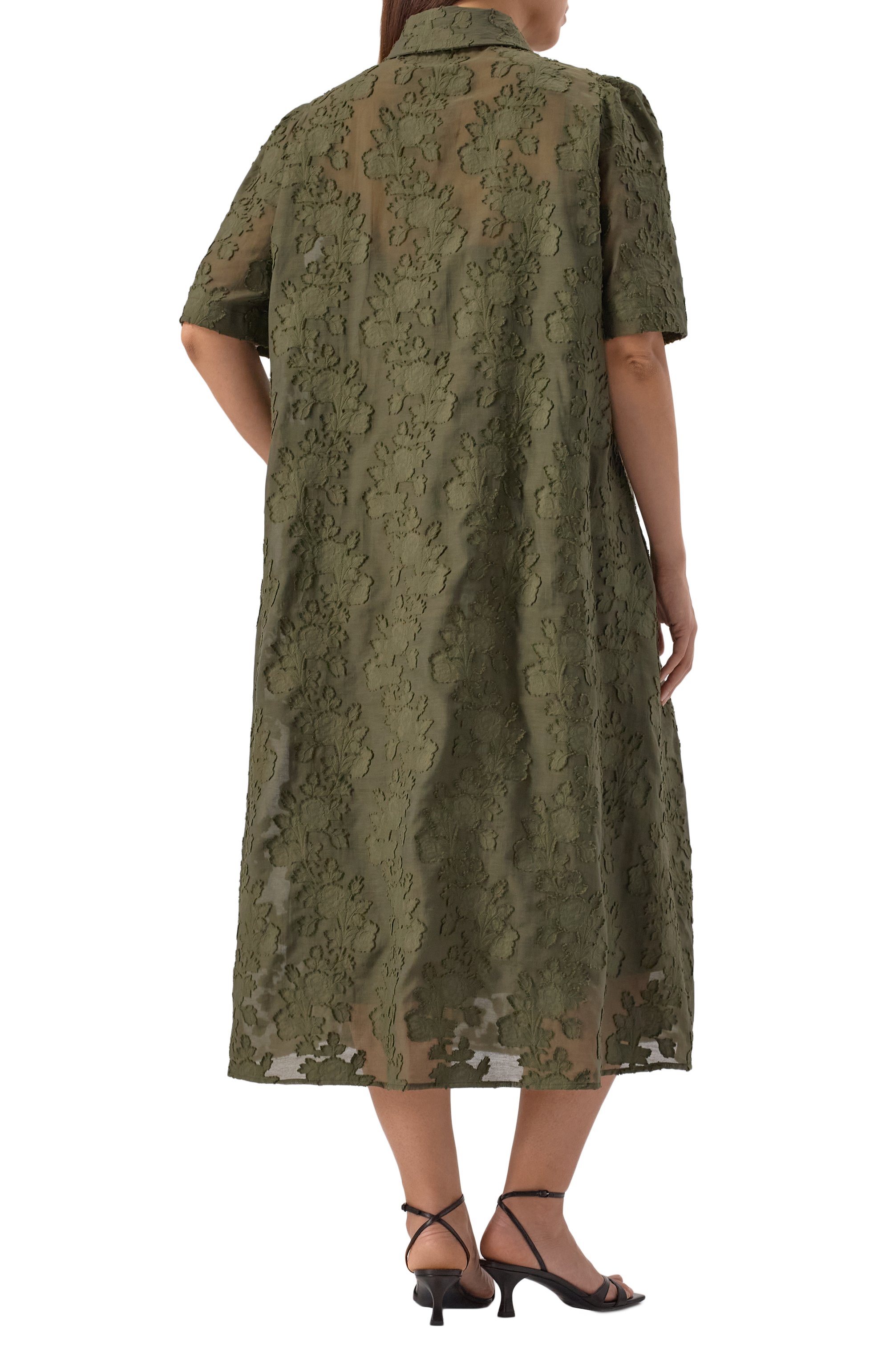 Хлопковое платье MARINA RINALDI, арт. ALAIN, фото 4