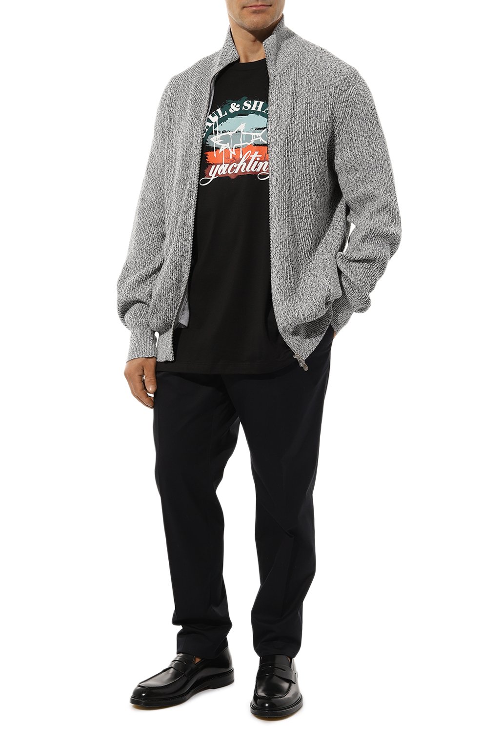 Хлопковая футболка PAUL&SHARK, арт. 13311668/3XL-6XL, фото 2