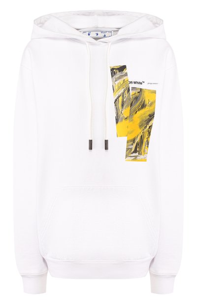Женский хлопковое худи OFF-WHITE, арт. 0WBB035S20FLE0010118