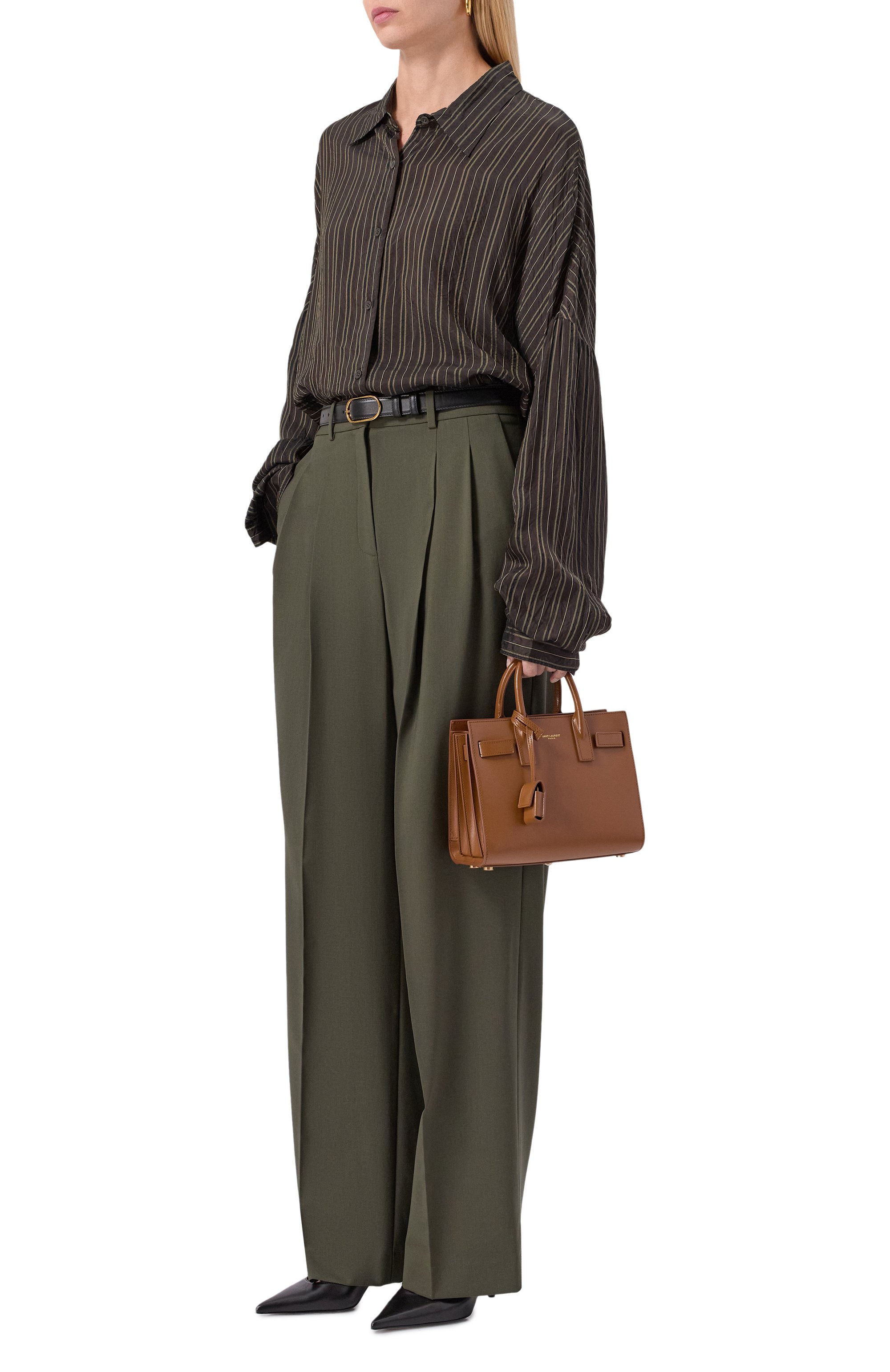 Сумка sac de jour nano SAINT LAURENT, арт. 392035/02G9W, фото 7