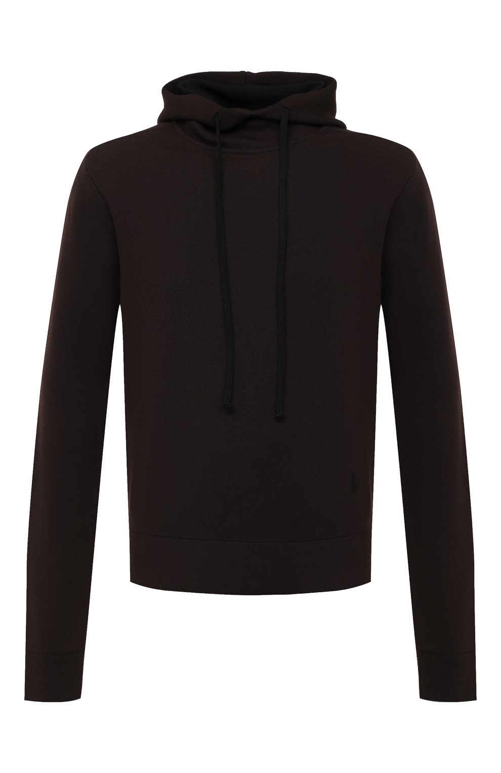 Худи из шерсти и вискозы BOTTEGA VENETA коричневого цвета по цене 150500 руб., арт. 631512/VKWQ0, фото 1 Худи из шерсти и вискозы BOTTEGA VENETA, арт. 631512/VKWQ0, фото 1