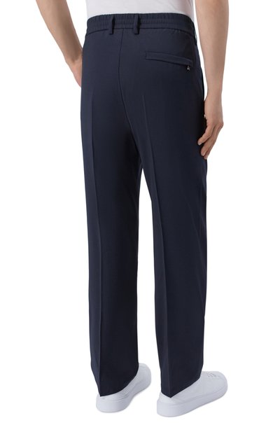 Шерстяные брюки BOGNER темно-синего цвета по цене 36000 руб., арт. 18311096, фото 4 Шерстяные брюки BOGNER, арт. 18311096, фото 4