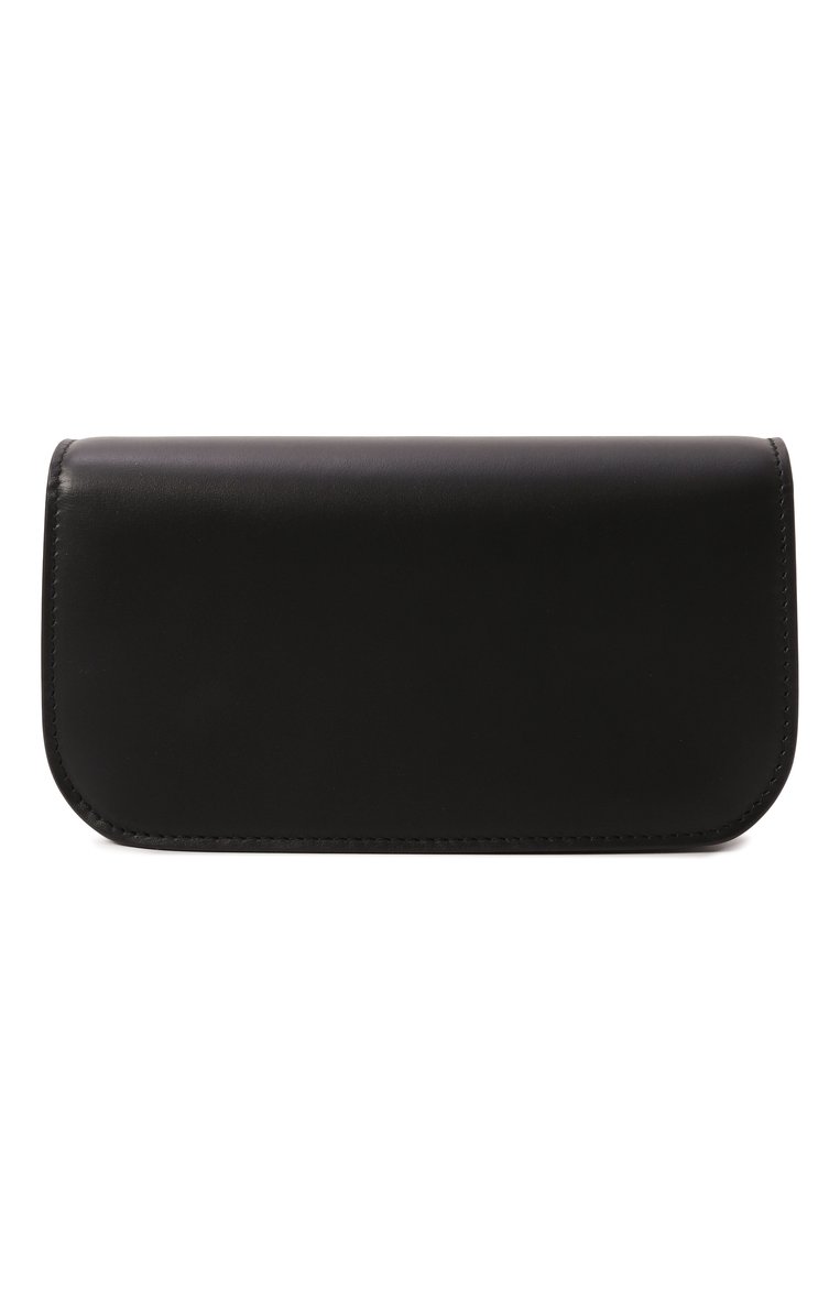 Женская сумка 3.5 DOLCE & GABBANA черного цвета, арт. BB9603_BI9603_BE9603/AW576_1 | Фото 6 (Материал: Натуральная кожа; Размер: mini; Ремень/цепочка: На ремешке)