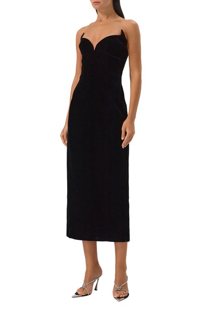 Бархатное платье MUGLER, арт. 25F1R01708477, фото 3