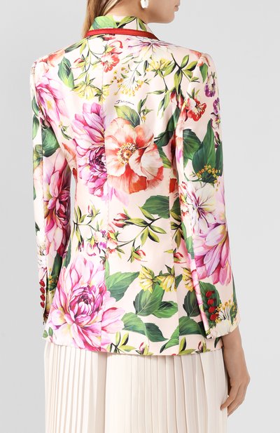 Шелковый жакет DOLCE & GABBANA, арт. F29EET/IS1AE, фото 4
