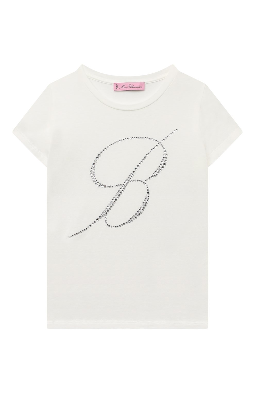 Хлопковая футболка BLUMARINE, арт. IA3074J5003, фото 1