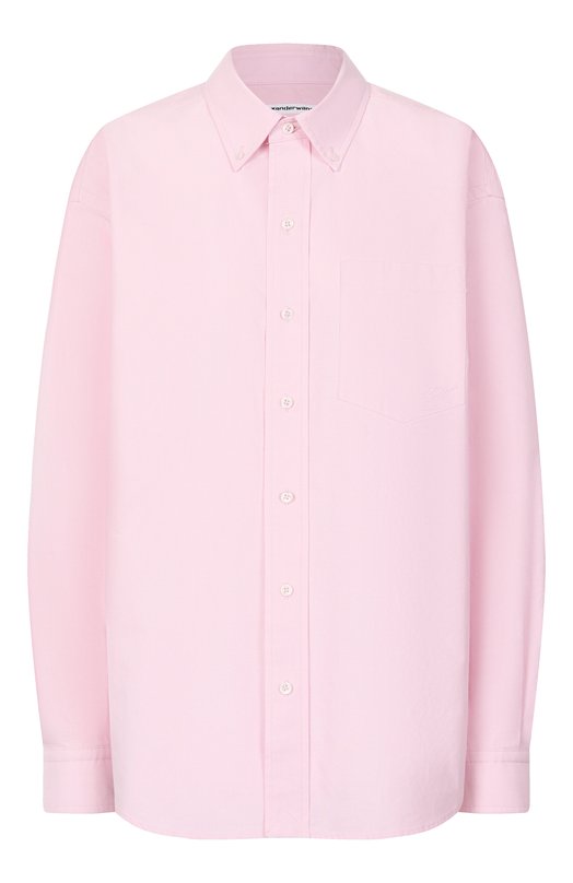 Хлопковая рубашка alexanderwang.t 4WC2251013 Розовый 4WC2251013