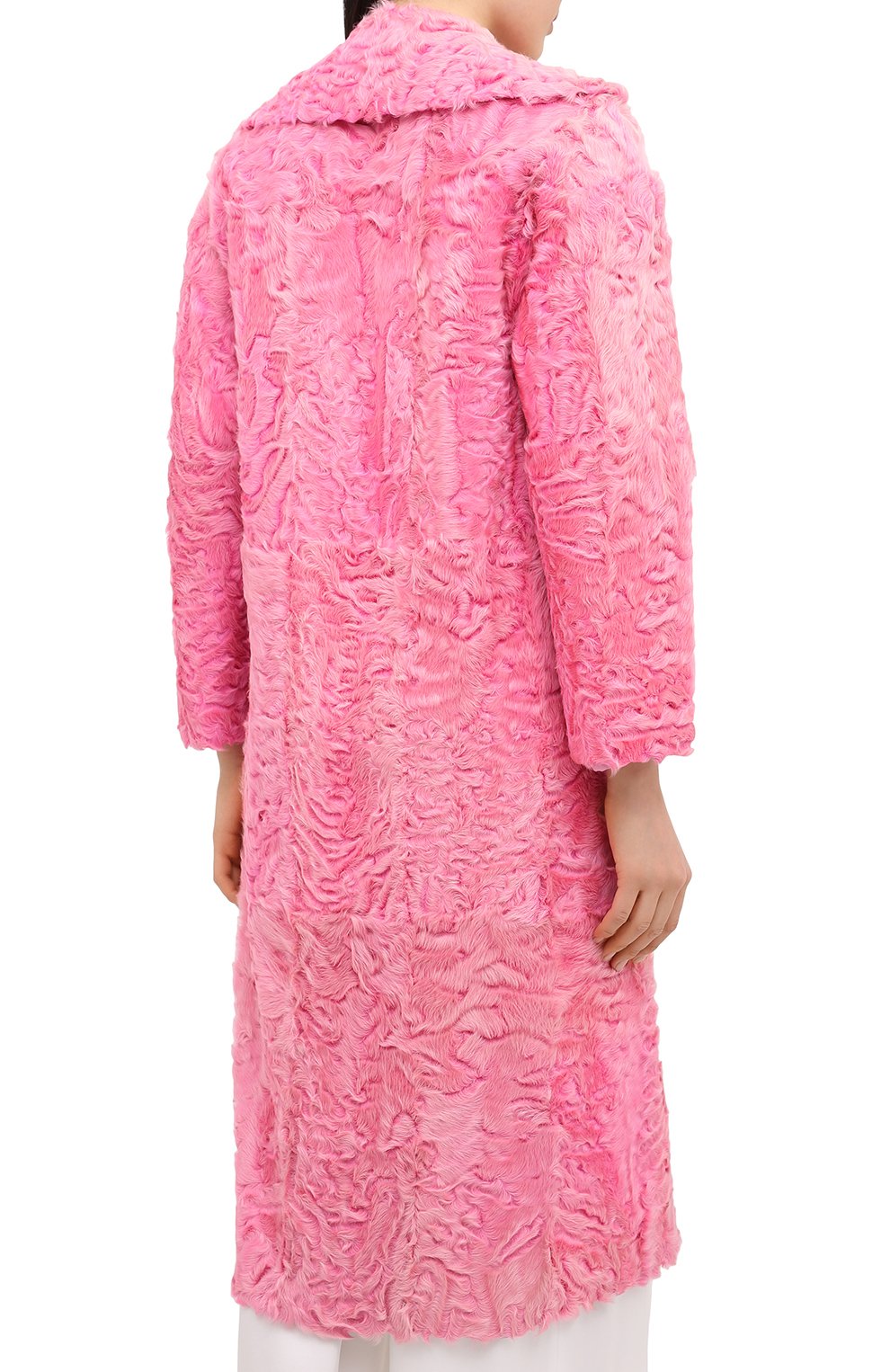 Шуба из меха ягненка VALENTINO, арт. PF3FA417/CAF, фото 4