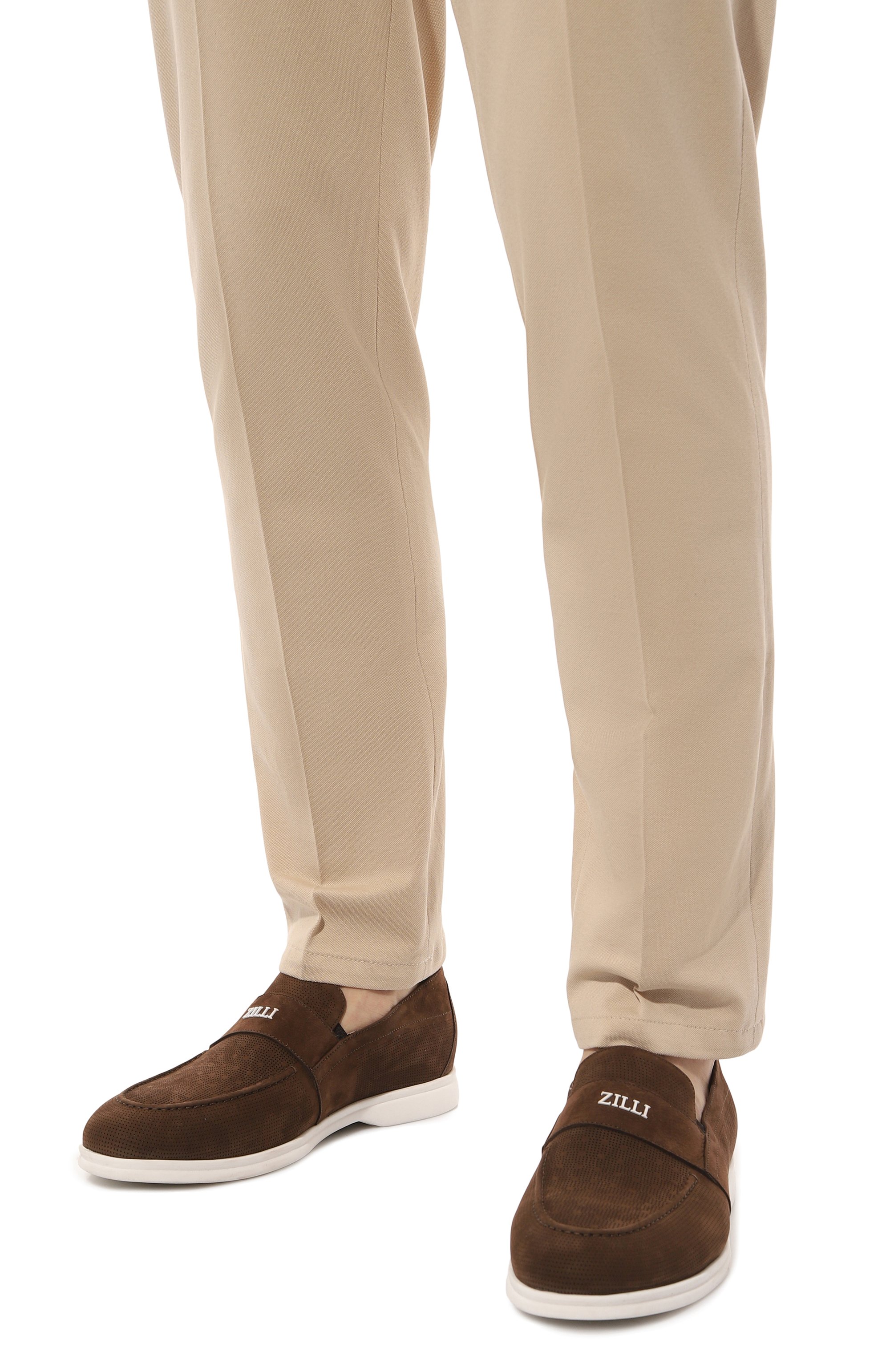 Лоферы из нубука ZILLI, арт. H0075AM1003VRUL01, фото 3