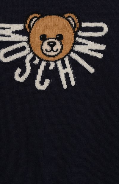 Пуловер из хлопка и шерсти MOSCHINO, арт. M7W00J/LHE43, фото 3