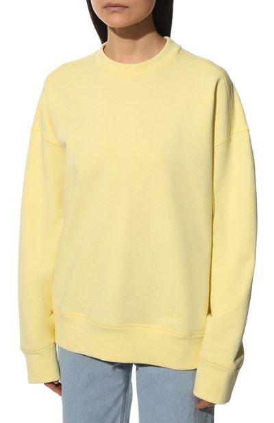 Хлопковый свитшот JIL SANDER, арт. JPPU707516-WU248608, фото 3