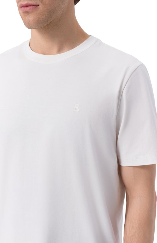Хлопковая футболка Bogner 58446604_1 Белый  58446604_1 Фото 5