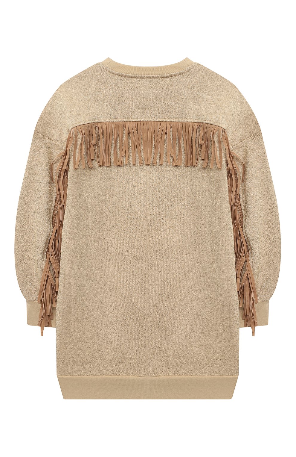 Платье MONNALISA золотого цвета по цене 17200 руб., арт. 196914RI, фото 2 Платье MONNALISA, арт. 196914RI, фото 2