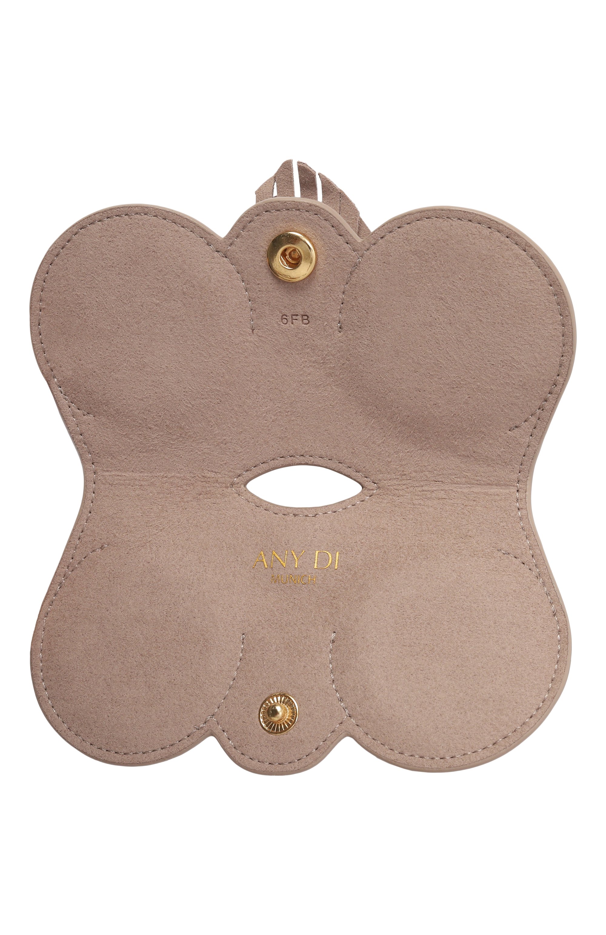 Кожаный футляр для очков ANY DI, арт. SP101652 TAUPE FRINGES, фото 3