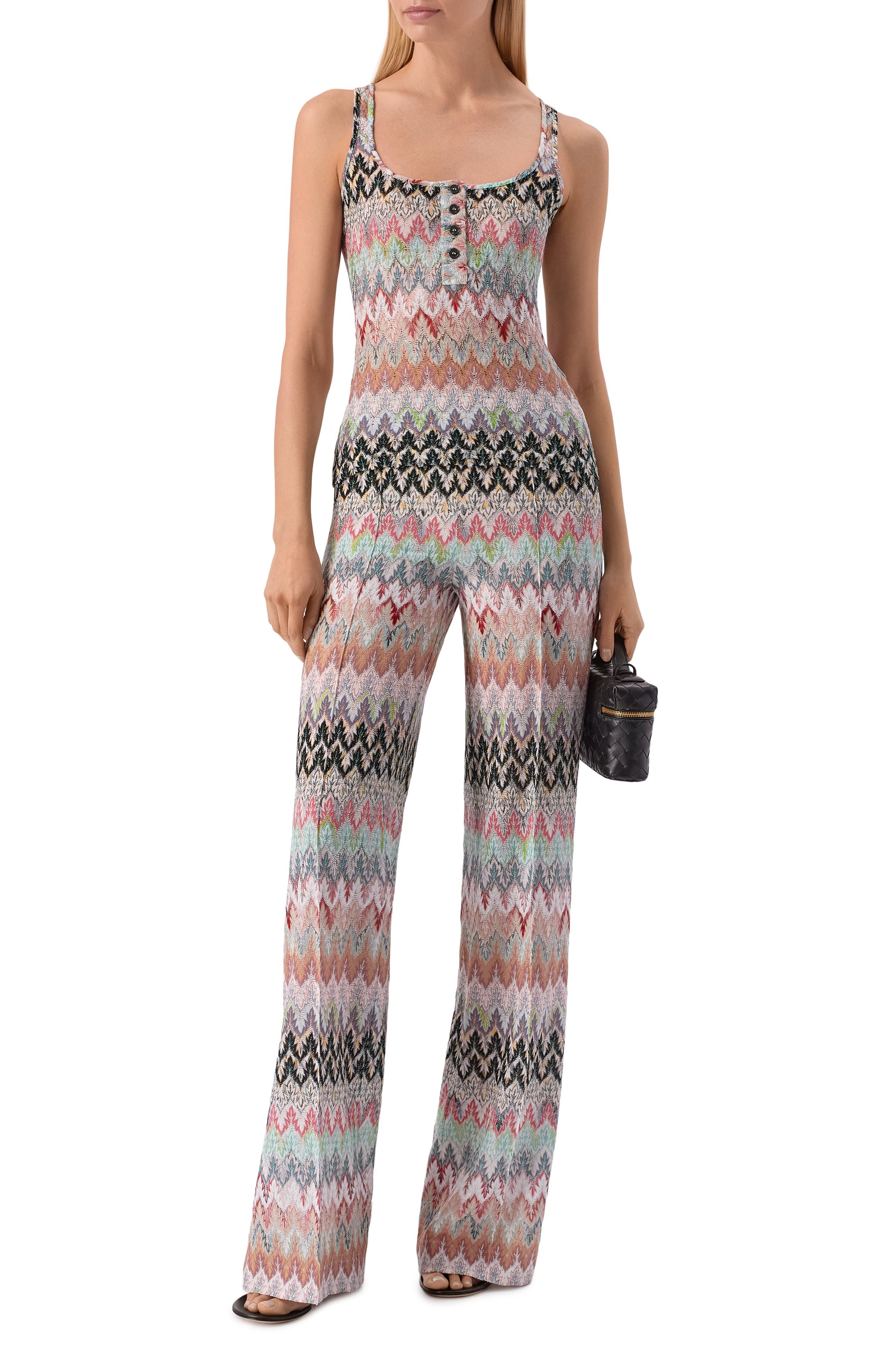 Брюки из вискозы и хлопка MISSONI разноцветного цвета по цене 136000 руб., арт. DS26SI09/BR014Z, фото 2 Брюки из вискозы и хлопка MISSONI, арт. DS26SI09/BR014Z, фото 2