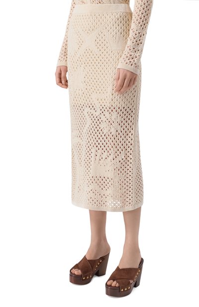 Юбка изо льна и хлопка ZADIG AND VOLTAIRE, арт. KWSK01027, фото 3