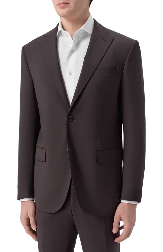 Шерстяной костюм Corneliani 276008/2718563_SET Коричневый  276008/2718563_SET Фото 2