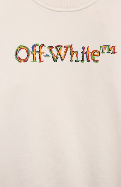 Хлопковый свитшот OFF-WHITE, арт. 0BBA001S24FLE004/4-10, фото 3