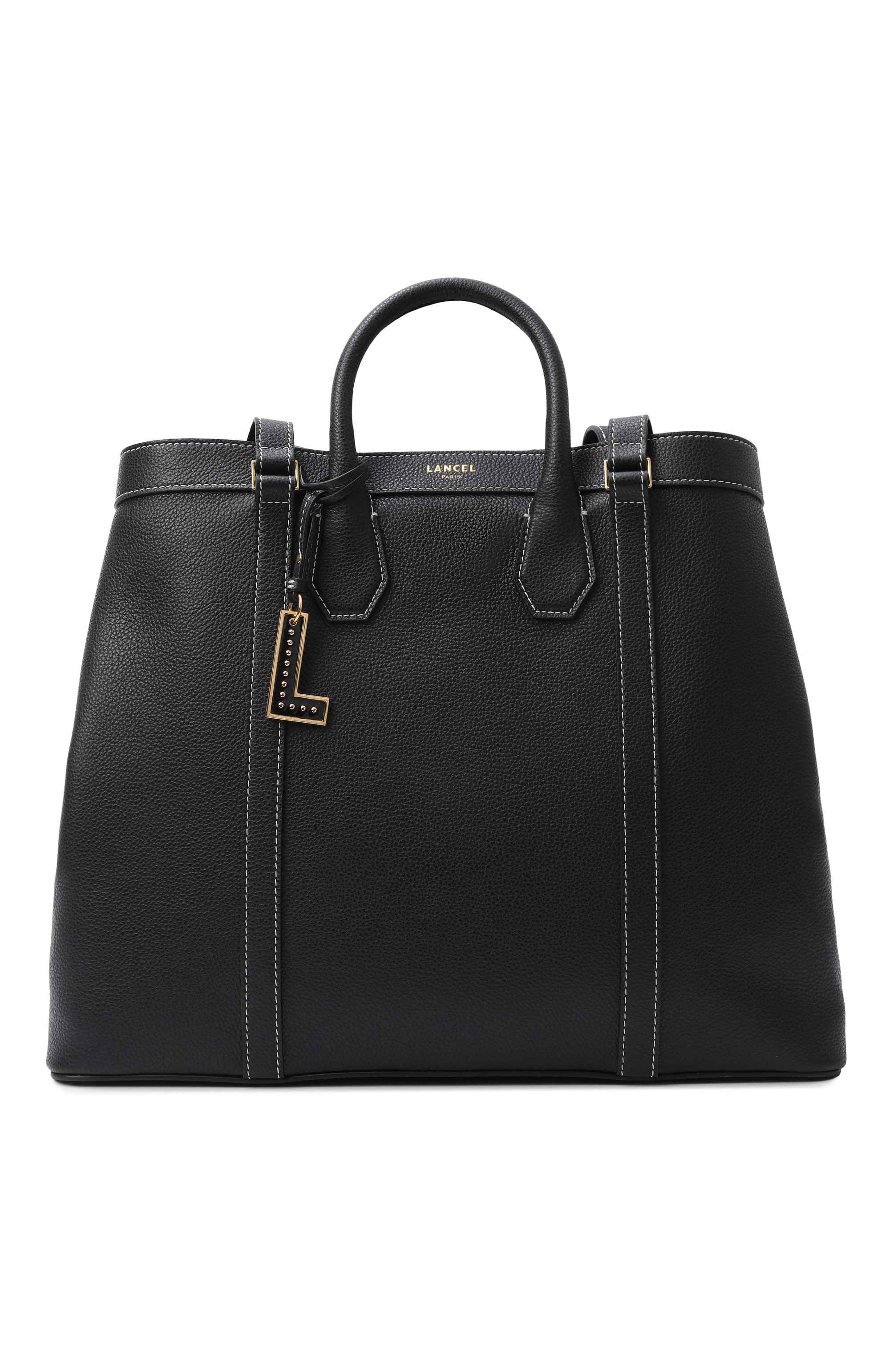 Сумка-тоут belleville LANCEL черного цвета по цене 78650 руб., арт. A13738, фото 1 Сумка-тоут belleville LANCEL, арт. A13738, фото 1