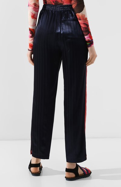 Атласные брюки RAG AND BONE темно-синего цвета по цене 31700 руб., арт. W292717NW, фото 4 Атласные брюки RAG AND BONE, арт. W292717NW, фото 4