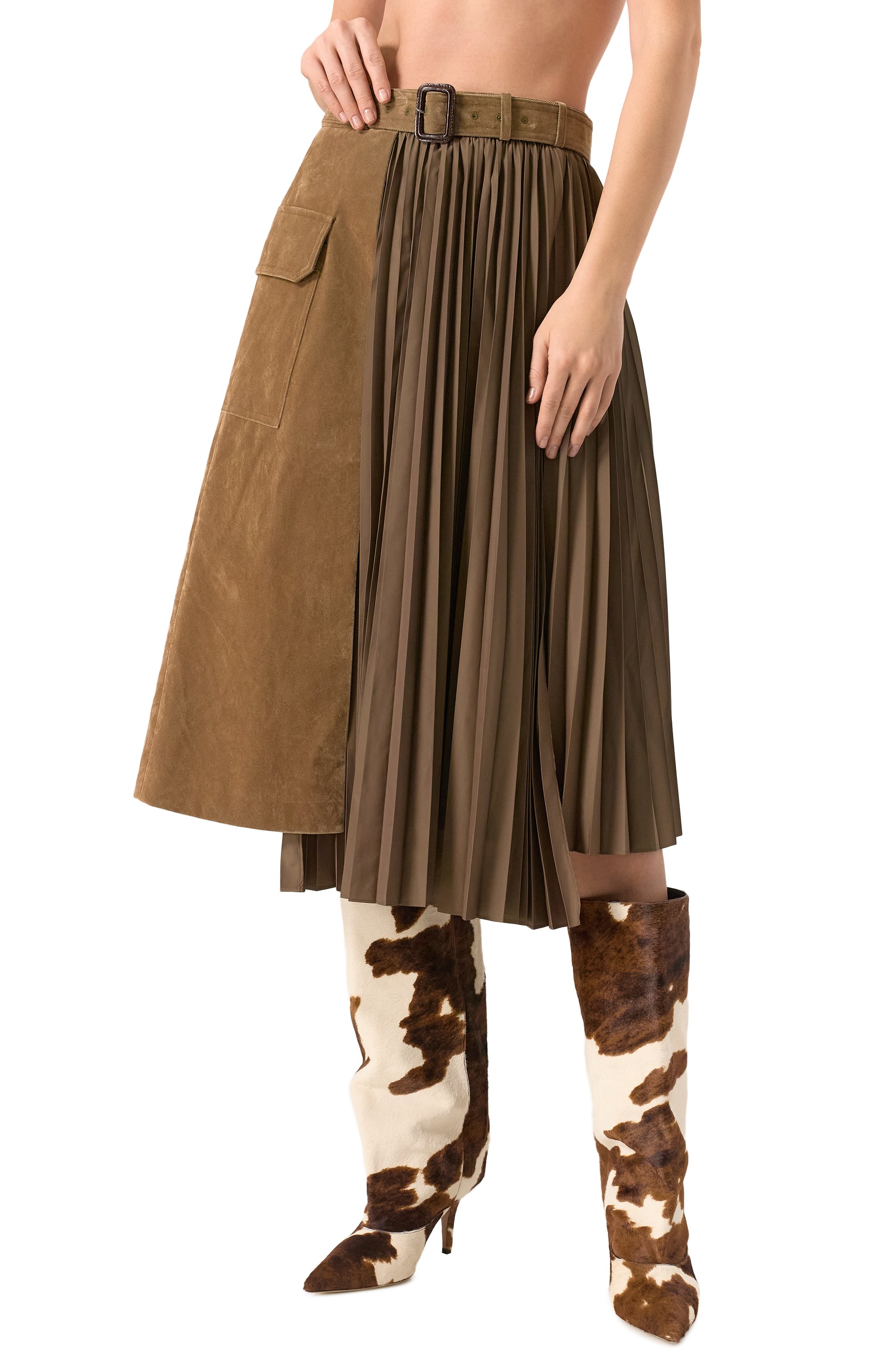 Комбинированная юбка JUUN.J, арт. JW4927W02A, фото 3