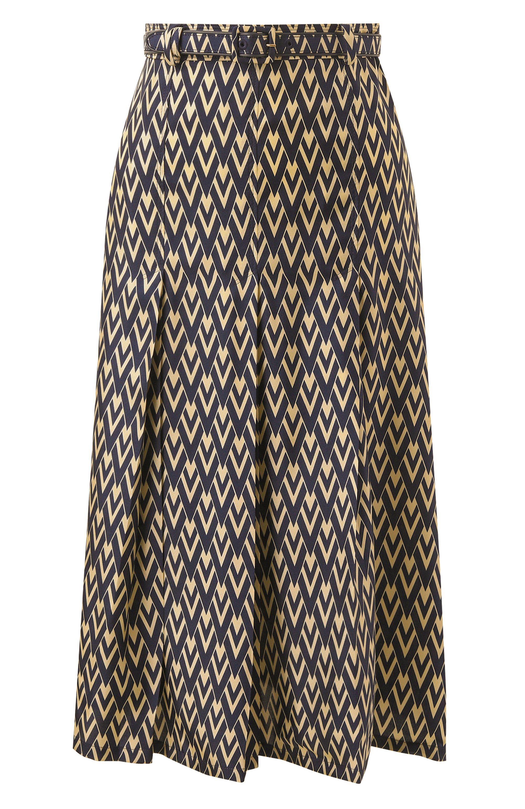 Шелковая юбка VALENTINO, арт. 6B3RACQ090R, фото 1