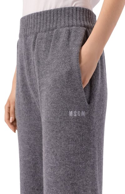 Джоггеры из шерсти и кашемира MSGM, арт. 3941MDP190/257785, фото 5