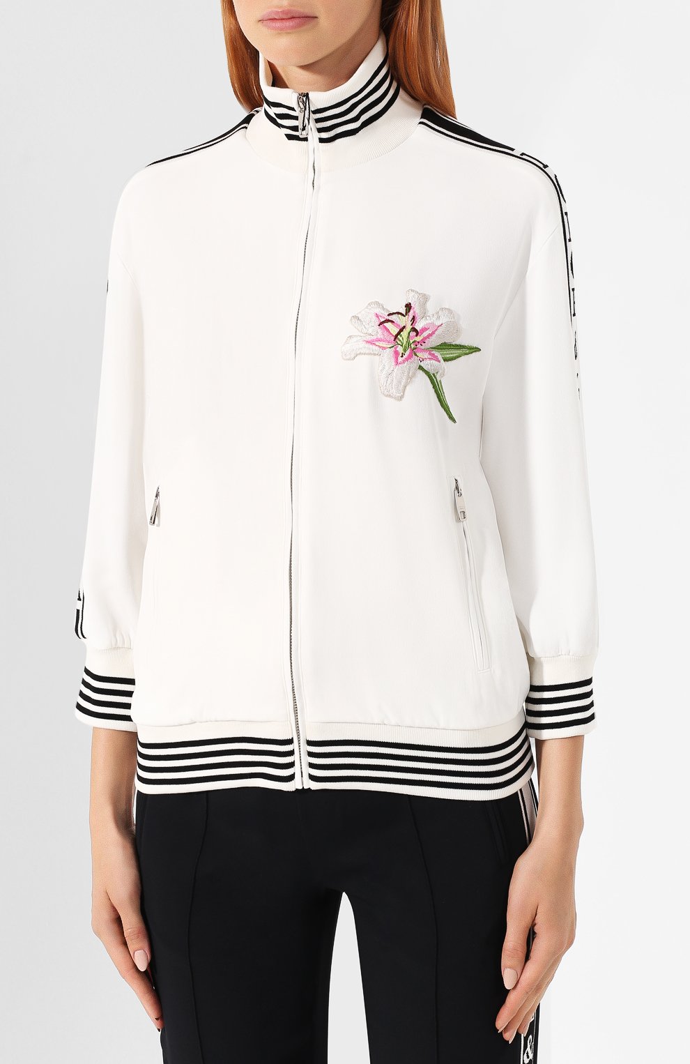 Кардиган из вискозы DOLCE & GABBANA белого цвета по цене 113000 руб., арт. F9C55Z/G7TLG, фото 3 Кардиган из вискозы DOLCE & GABBANA, арт. F9C55Z/G7TLG, фото 3