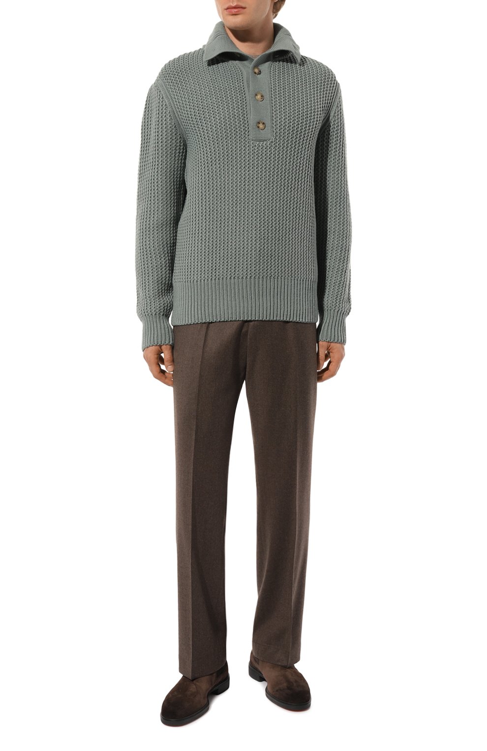 Брюки из шерсти и кашемира ANDREA CAMPAGNA, арт. LUCAN0 ELAX/ZG1200, фото 2