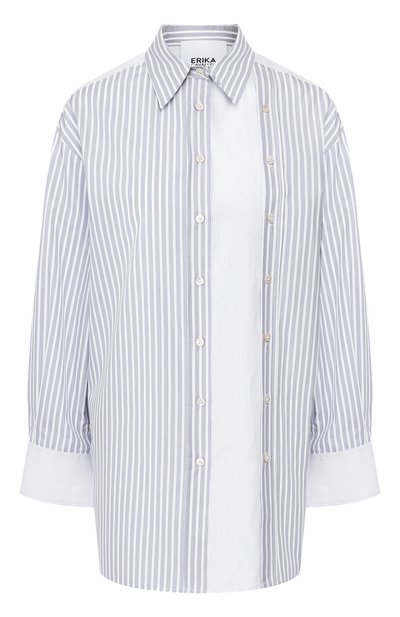 Хлопковая рубашка ERIKA CAVALLINI, арт. P0/P/P0SJ01, фото 1