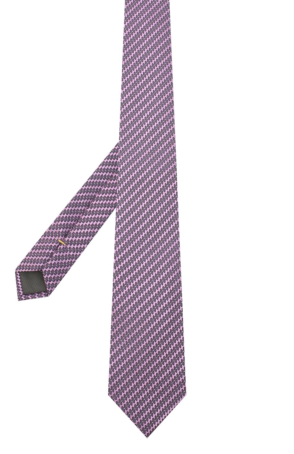 Шелковый галстук CANALI сиреневого цвета по цене 11500 руб., арт. 18/HJ02841, фото 2 Шелковый галстук CANALI, арт. 18/HJ02841, фото 2