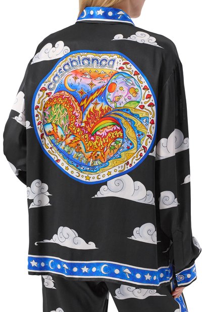 Шелковая блузка CASABLANCA, арт. UWS25SH00602, фото 4