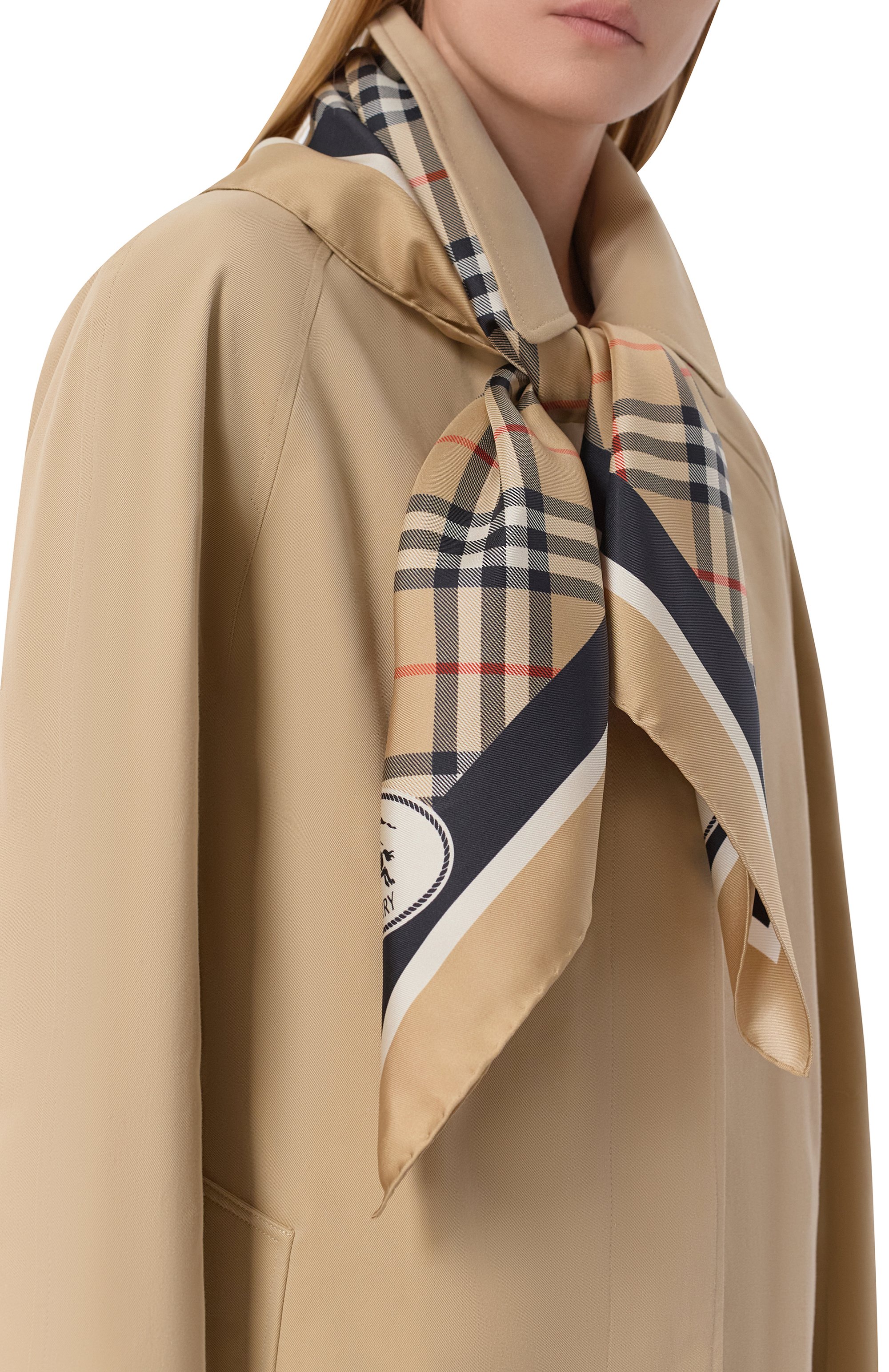 Шелковый платок BURBERRY, арт. 8113048, фото 2