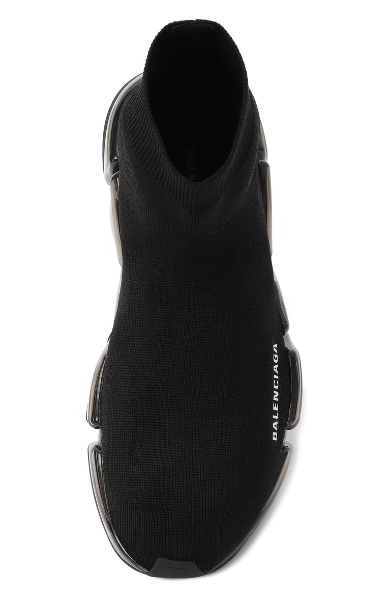 Женские текстильные кроссовки speed 2.0 BALENCIAGA черного цвета, арт. 617196/W2DC4 | Фото 6 (Материал внутренний: Текстиль; Подошва: Платформа; Материал внешний: Текстиль; Стили: Кэжуэл; Кросс-КТ: Высокие; Материал утеплителя: Без утеплителя; Автоматизация состава: Проставлено; Автоматизация ТО: Проставлено)