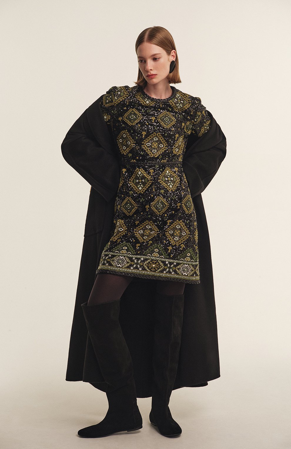 Замшевые ботфорты sandra GIUSEPPE ZANOTTI DESIGN черного цвета по цене 134500 руб., арт. I480008, фото 7 Замшевые ботфорты sandra GIUSEPPE ZANOTTI DESIGN, арт. I480008, фото 7