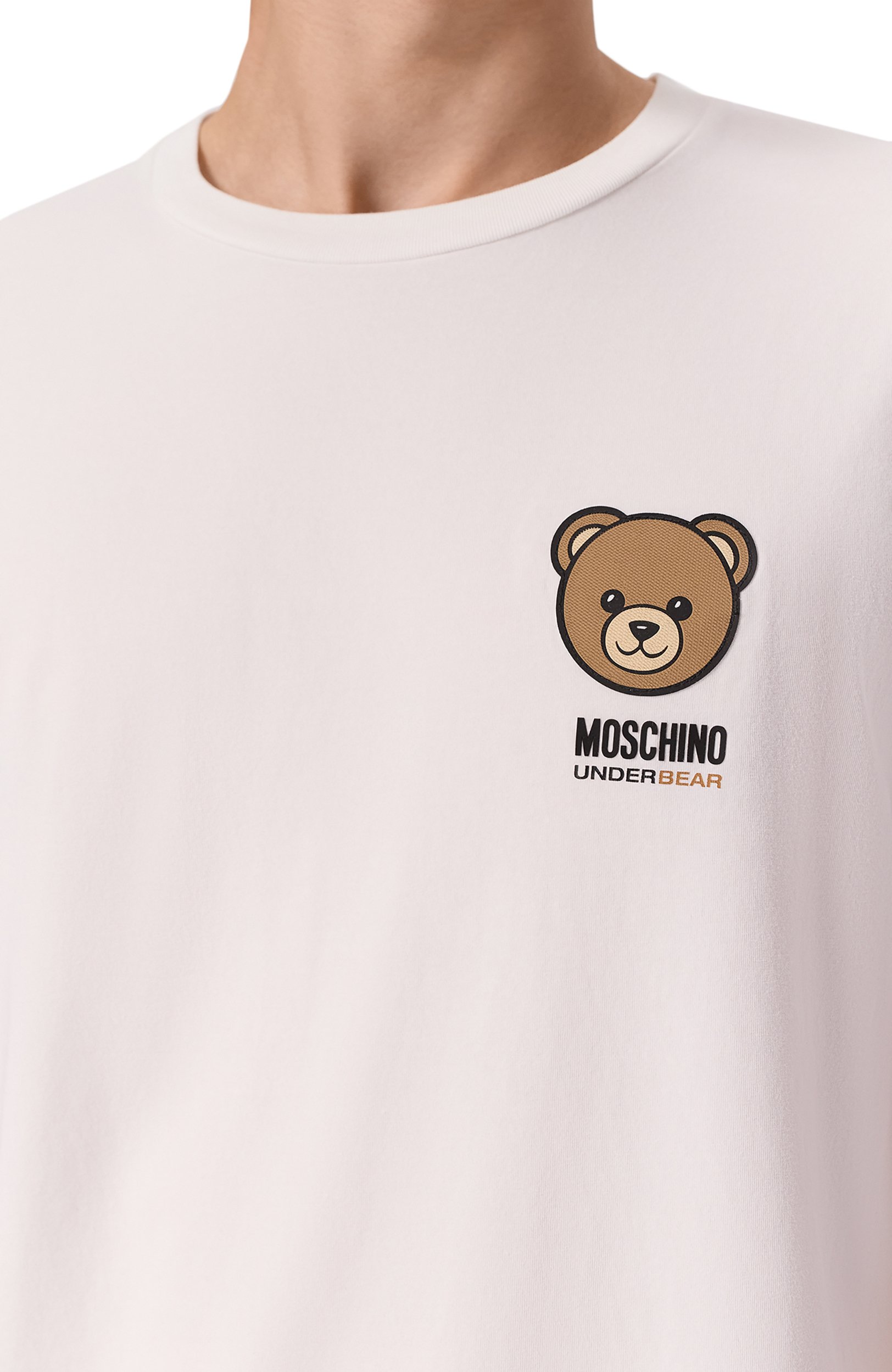 Хлопковая футболка MOSCHINO, арт. A0701/4410, фото 5