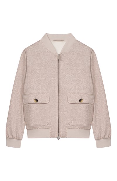 Бомбер изо льна и шелка STEFANO RICCI JUNIOR, арт. YDJ6100220/DN31HA, фото 1