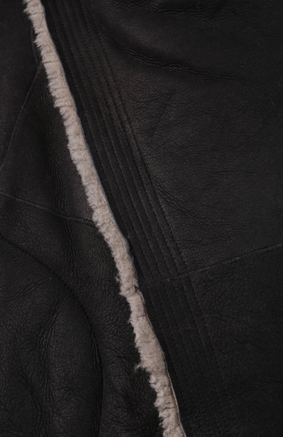 Дубленка RICK OWENS серого цвета по цене 258500 руб., арт. RP19F5753/LSHW, фото 5 Дубленка RICK OWENS, арт. RP19F5753/LSHW, фото 5