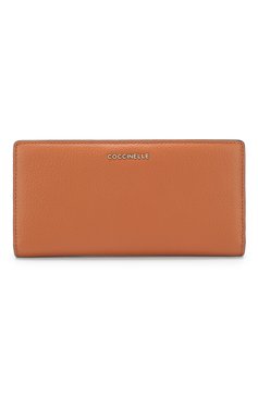 Женские кожаный кошелек COCCINELLE разноцветного цвета, арт. E2 FX5 11 A3 01 | Фото 1 (Застежка: Молния; Материал: Натуральная кожа; Нос: Не проставлено)