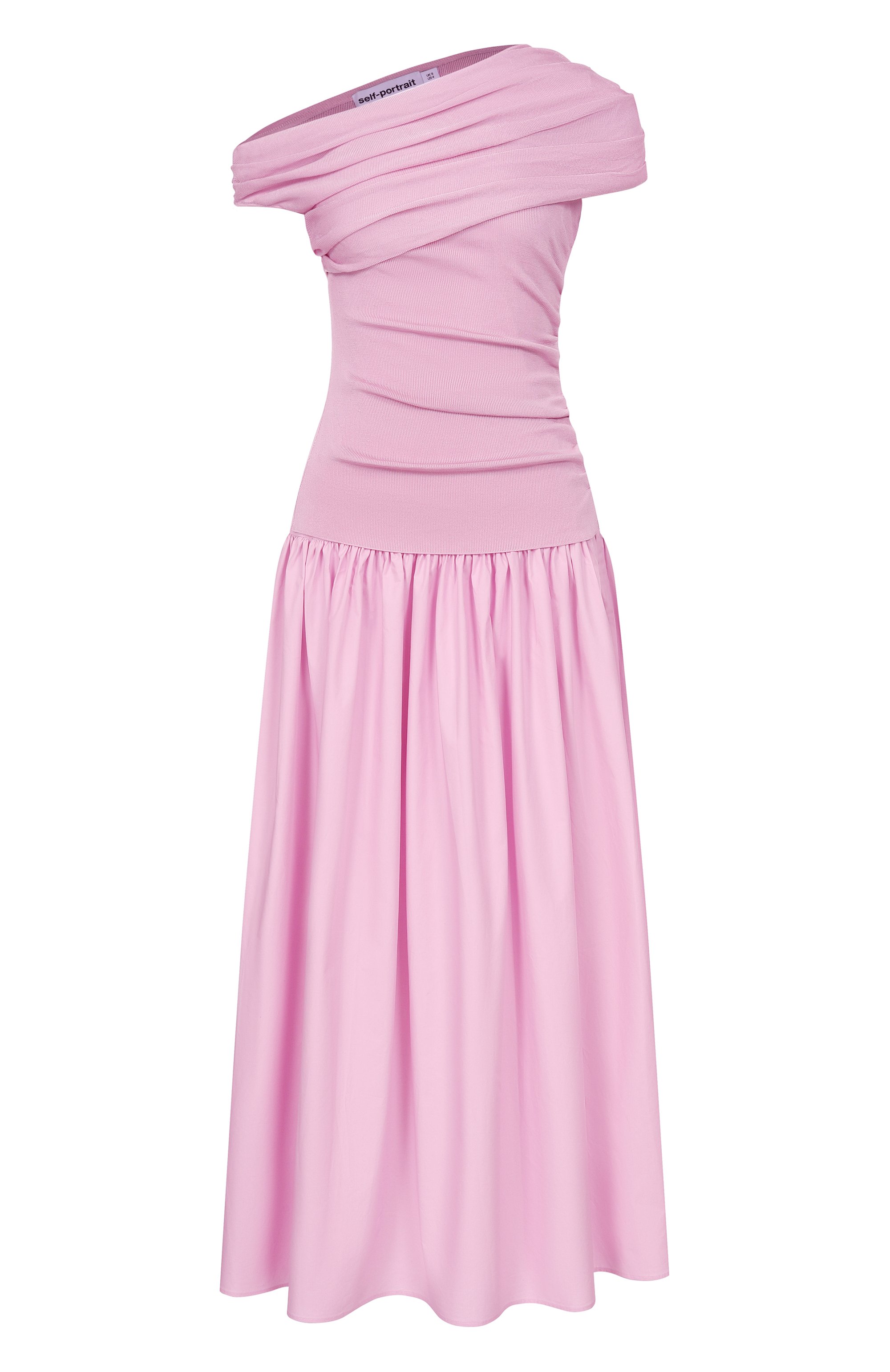 Платье из хлопка и вискозы SELF-PORTRAIT, арт. RS26108MP, фото 1