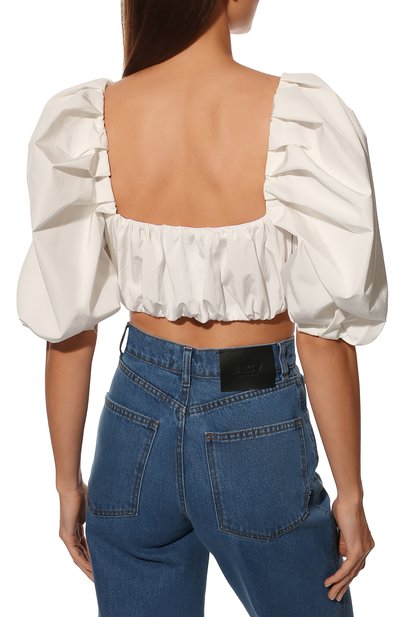 Топ из вискозы и хлопка MSGM, арт. 3242MDT111 227306, фото 4