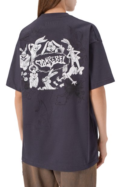 Хлопковая футболка DOMREBEL, арт. BUNWIRE T-SHIRT, фото 4