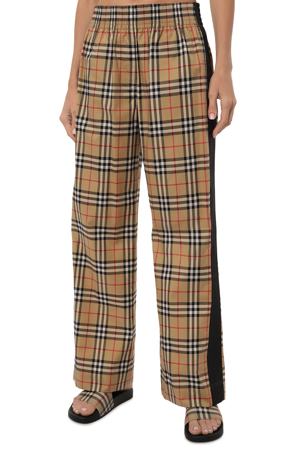Хлопковые брюки BURBERRY, арт. 8040597, фото 3