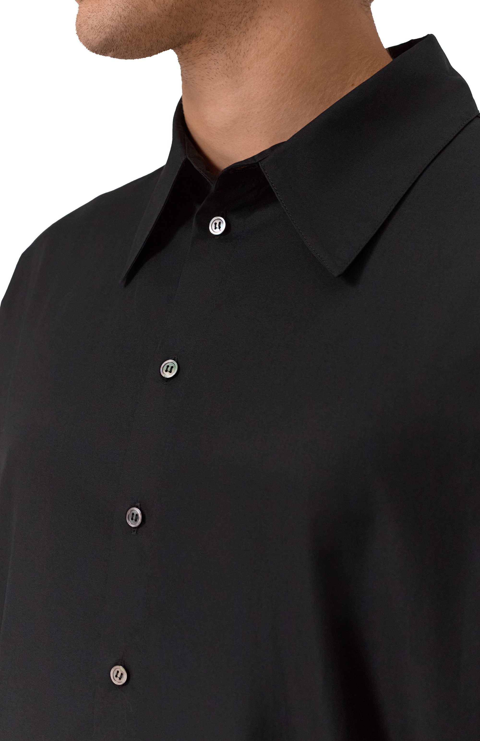 Хлопковая рубашка ISABEL BENENATO, арт. UW51PF25, фото 5