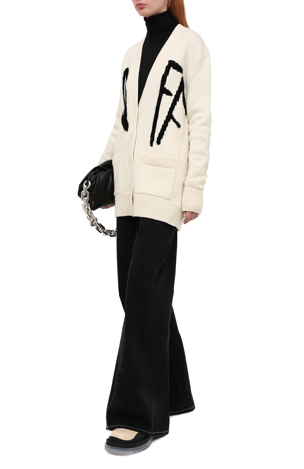 Шерстяной кардиган OFF-WHITE, арт. 0WHB006F20KNI0016110, фото 2