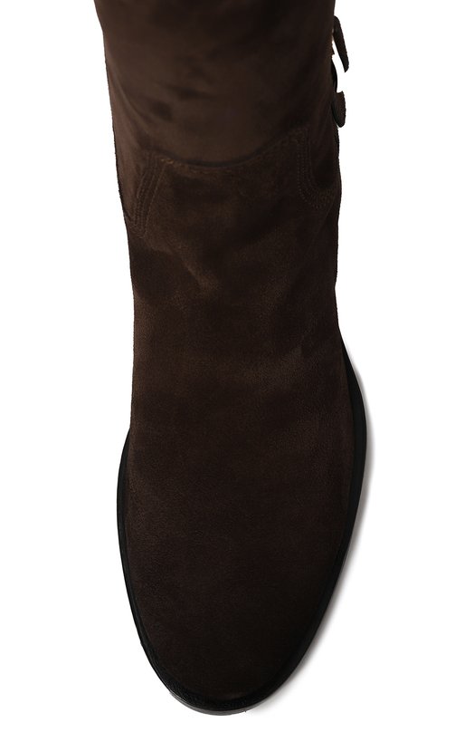 Замшевые сапоги Santoni WSHG71084BJ2NHSY Коричневый  WSHG71084BJ2NHSY Фото 6