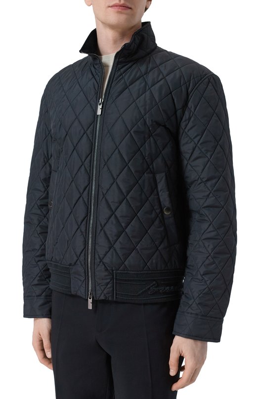 Утепленный бомбер Burberry 8110187 Чёрный  8110187 Фото 3